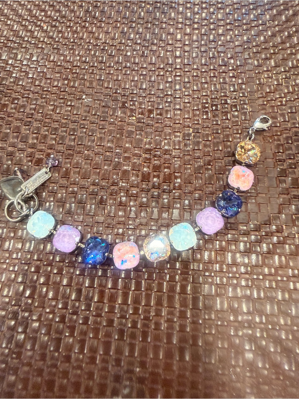 Signed Mariana Swarovoki multi -Color Crystal  bracelet- Women Jewelry